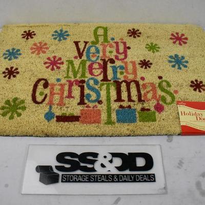 A Very Merry Christmas Holiday Doormat, 18