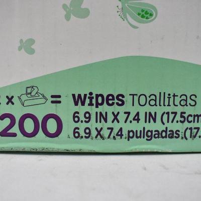 Fragrance Free Baby Wipes, 1200 Count by Parent's Choice - New