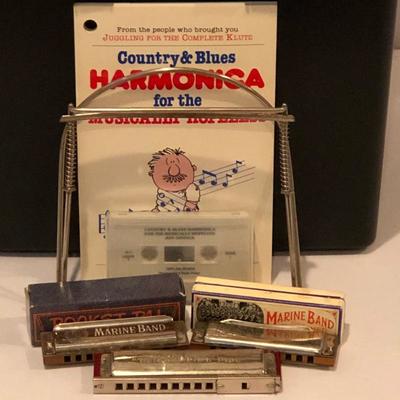 Lot 71- Homer Harmonicas and Neck Holder