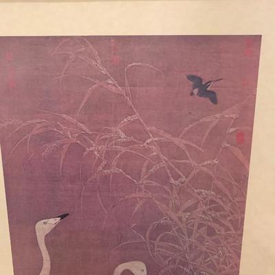 Lot 86- Asian Bird Art