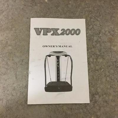Lot 90 - Vibration Therapy with VPX 2000
