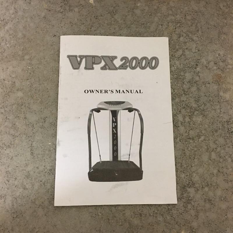 Vpx 2000 vibration machine hotsell