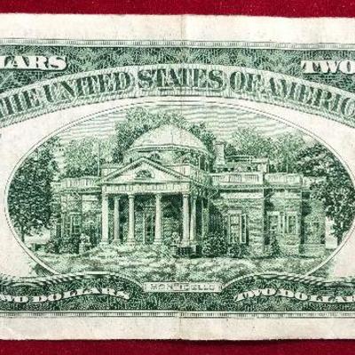 Lot #57- $2 United States Note  Red Seal Series of 1928 G 