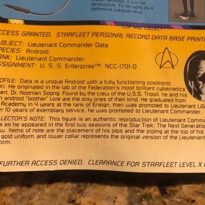 #33  Star Trek: The Next Generation - Lieutenant Commander Data