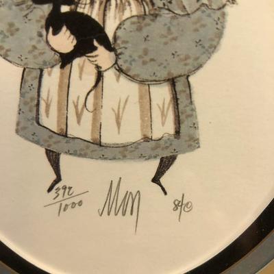 Lot 112- 3 P. Buckley Moss Signed/Numbered Prints