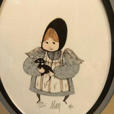 Lot 112- 3 P. Buckley Moss Signed/Numbered Prints
