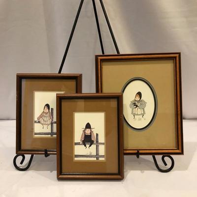 Lot 112- 3 P. Buckley Moss Signed/Numbered Prints