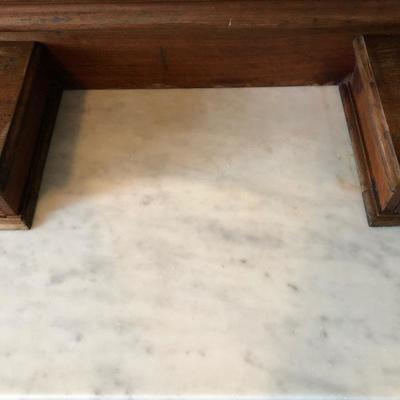 Lot 113- Antique Marble Top Dresser