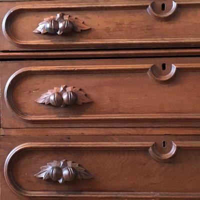Lot 113- Antique Marble Top Dresser