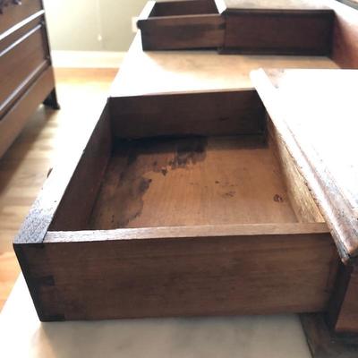 Lot 113- Antique Marble Top Dresser
