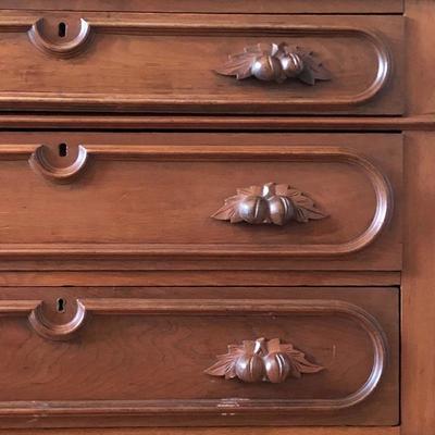 Lot 113- Antique Marble Top Dresser