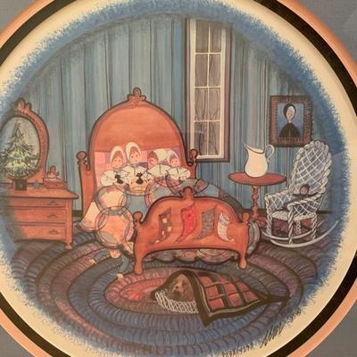 Lot 120- Signed & Numbered P. Buckley Moss Art