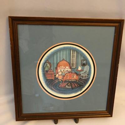 Lot 120- Signed & Numbered P. Buckley Moss Art