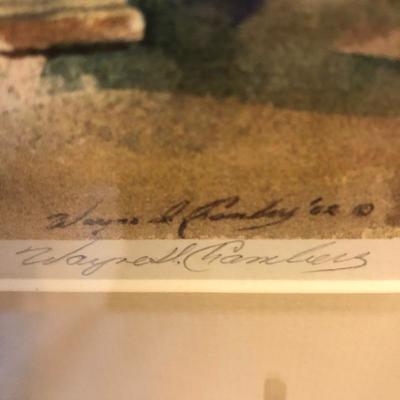 Lot 121- Signed & Numbered Wayne D. Chambers Art