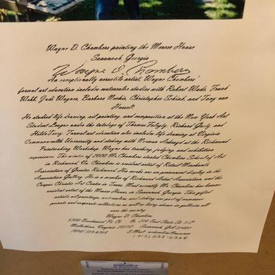 Lot 121- Signed & Numbered Wayne D. Chambers Art