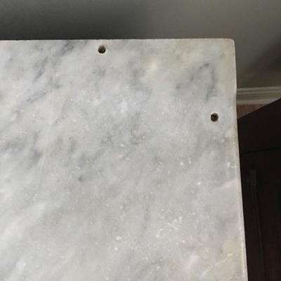 Lot 122 - Antique Marble Top Cabinet