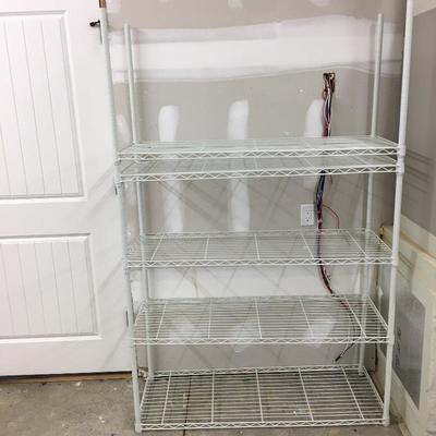  Lot 125 - White Metal Shelving Unit