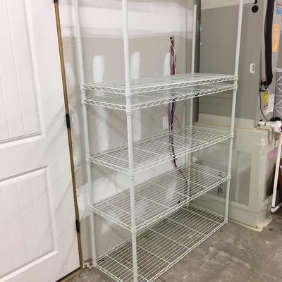  Lot 125 - White Metal Shelving Unit