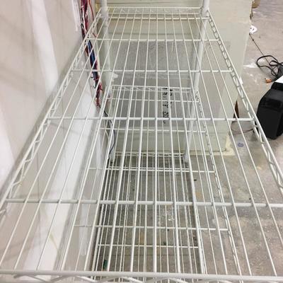  Lot 125 - White Metal Shelving Unit