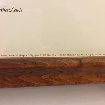 Lot 126 - Montana Framed Print & Topo Maps