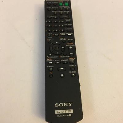  Lot 128 - Sony Stereo Receiver &  DVD Player