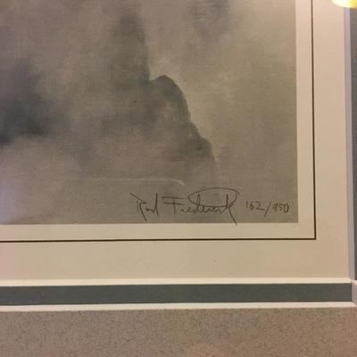  Lot 130 - Rod Frederick Signed & Numbered Mountain Goat Art