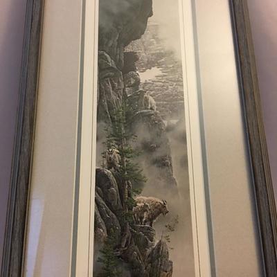  Lot 130 - Rod Frederick Signed & Numbered Mountain Goat Art