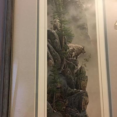  Lot 130 - Rod Frederick Signed & Numbered Mountain Goat Art