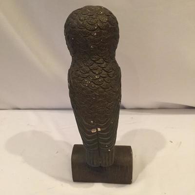 Lot 133 - Signed Owl Statue