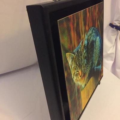 Lot 139 - Lucy Lofland Cat Art