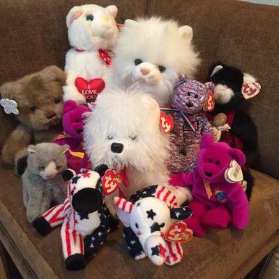 141 - TY Beanies, Steiff & More