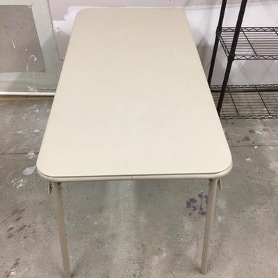 Lot 144 - Metal Shelving Unit & Tables