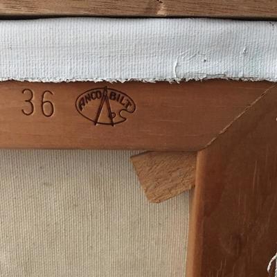 Lot 146 - Original Oil on Canvas of St. Tropez
