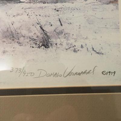 Lot 147 - Donald Voorhees Signed & Numbered Print