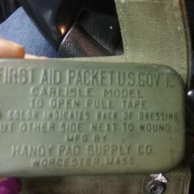 Vintage Military first aid kit