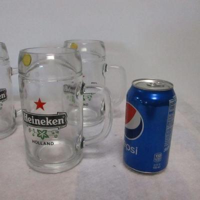 Lot 1 - Heineken Beer Mugs 