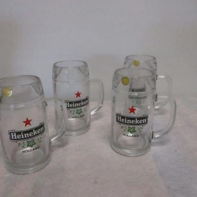 Lot 1 - Heineken Beer Mugs 