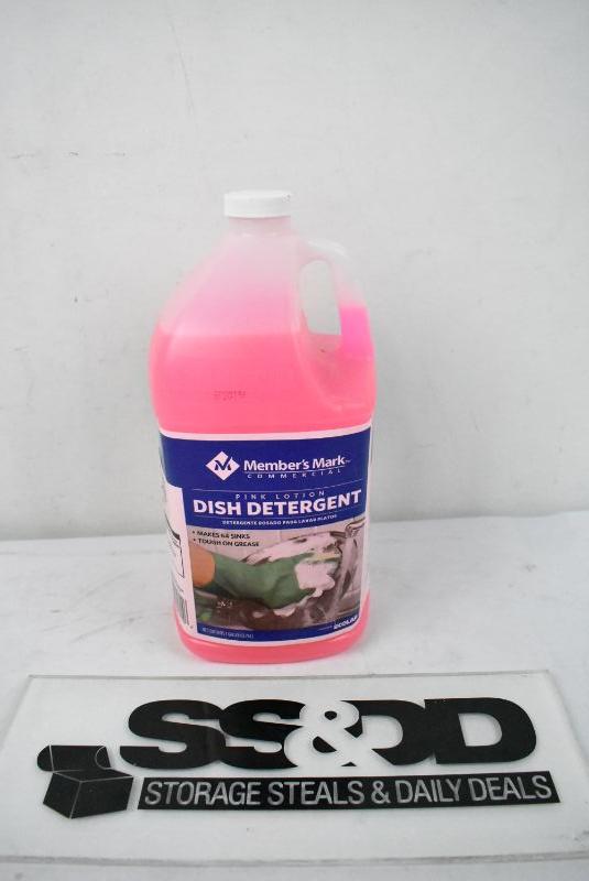 Member's Mark Pink Lotion Dish Detergent, 1 Gallon New