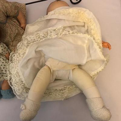 Lot 150 - Three Antique Baby Dolls 
