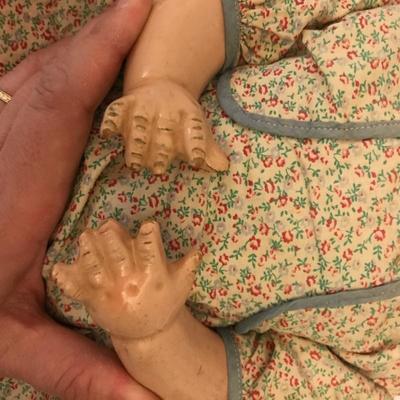 Lot 150 - Three Antique Baby Dolls 