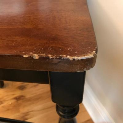 Lot 151 - Hightop Dining Table with Butterfly Leaf and Six Chairs