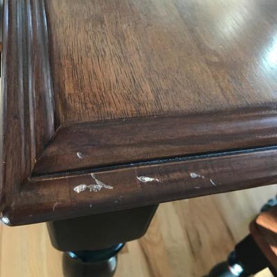 Lot 151 - Hightop Dining Table with Butterfly Leaf and Six Chairs