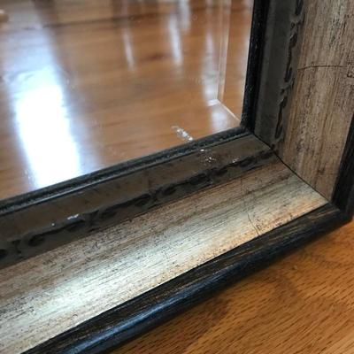 Lot 152 - Framed Full Length Beveled Mirror