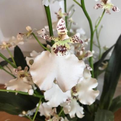 Lot 153 - Faux Orchids and Foliage