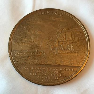 Lot 156 - 75 Indian Head Pennies with Two  Bronze Medallions
