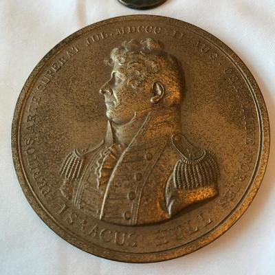 Lot 156 - 75 Indian Head Pennies with Two  Bronze Medallions