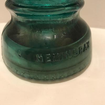 Lot 158 - Vintage Insulator, Milk Bottle and  Bixby Glass
