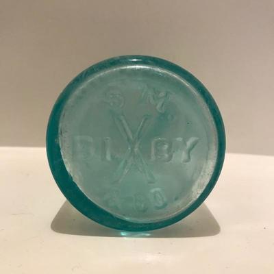 Lot 158 - Vintage Insulator, Milk Bottle and  Bixby Glass