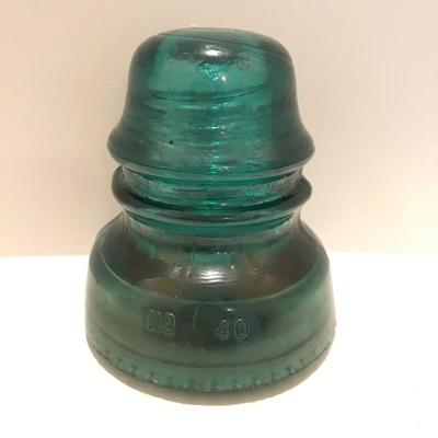 Lot 158 - Vintage Insulator, Milk Bottle and  Bixby Glass