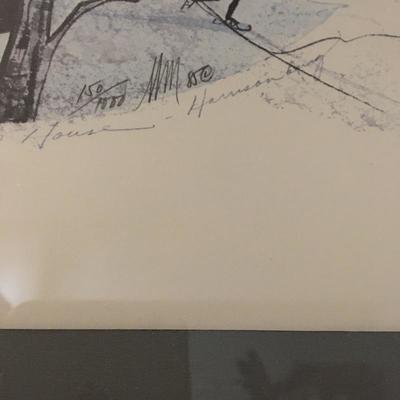  Lot 163 - P. Buckley Moss Signed Daniel Harrison House Print